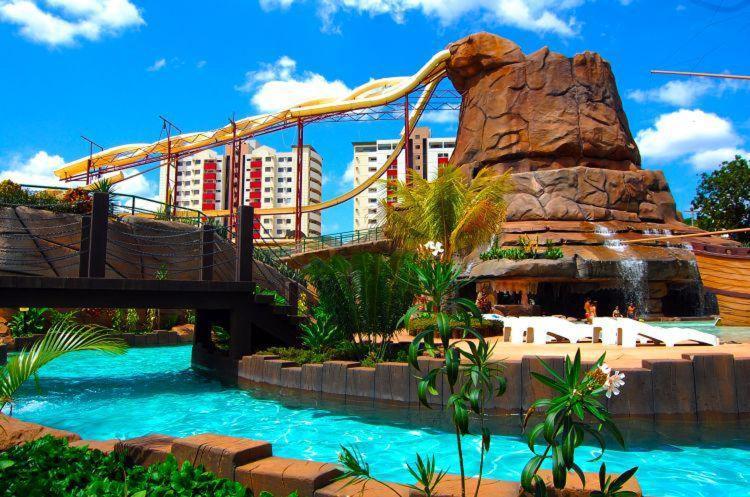 Aparthotel Piazza Diroma Com Acesso Ao Acqua Park E Splash - Temporada Cn Adriele Caldas Novas