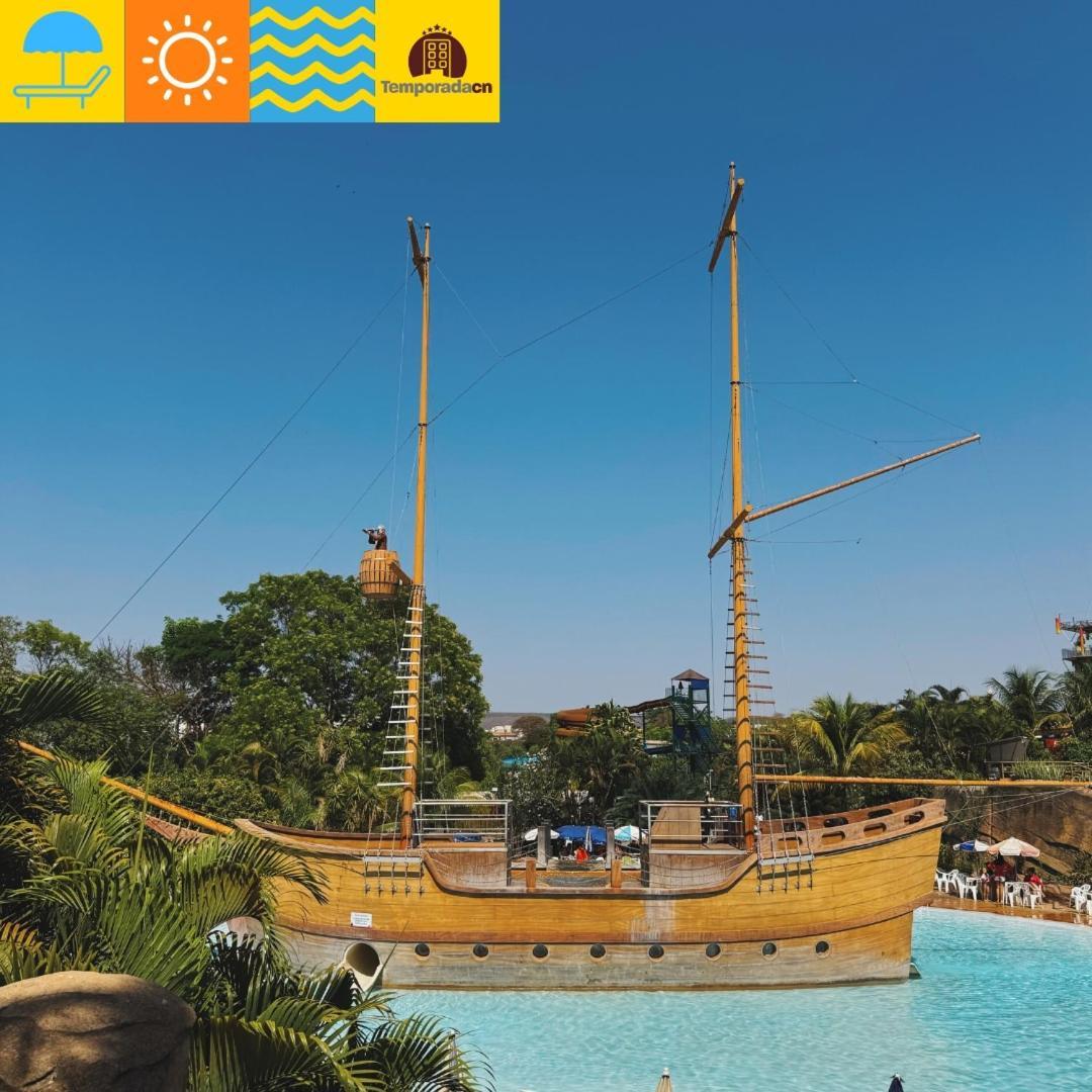 Aparthotel Piazza Diroma Com Acesso Ao Acqua Park E Splash - Temporada Cn Adriele Caldas Novas