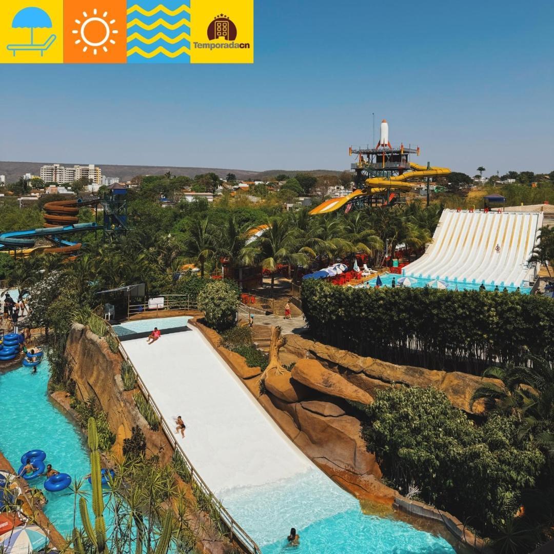 Aparthotel Piazza Diroma Com Acesso Ao Acqua Park E Splash - Temporada Cn Adriele Caldas Novas
